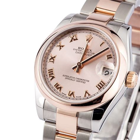 rolex dames rose goud